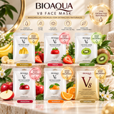 ✨ Mascarilla Facial BIOAQUA V8 con Ácido Hialurónico