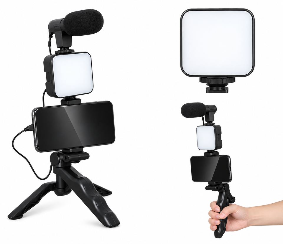 Kit de Grabación AY-49 4 en 1 para TikTok, Reels, Live y Creación de Contenido
