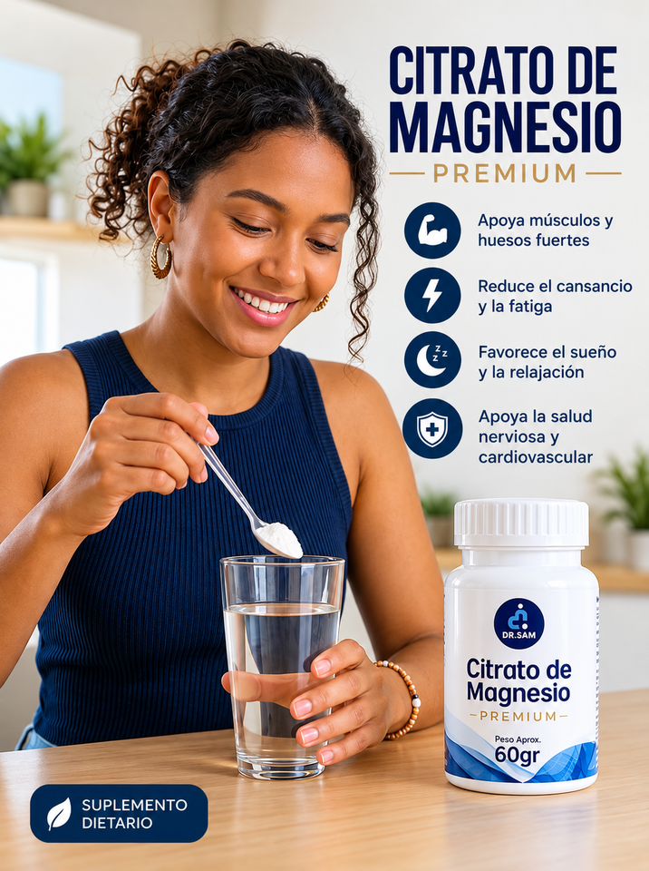 Citrato de Magnesio Premium 60 g